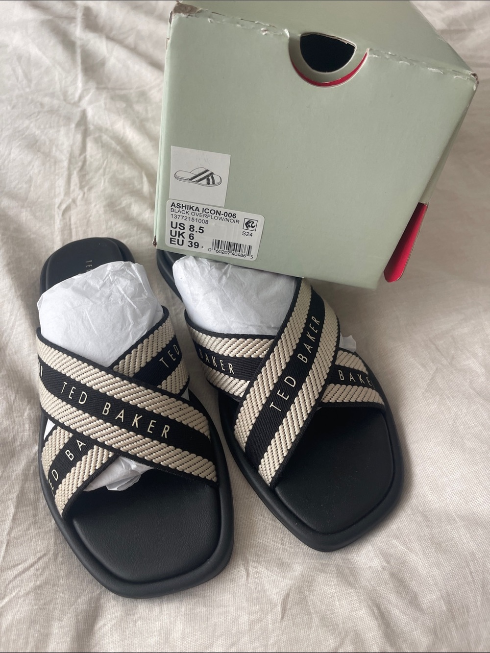 Ted Baker Ashoka Icon Sandals WOMEN’S 8.5